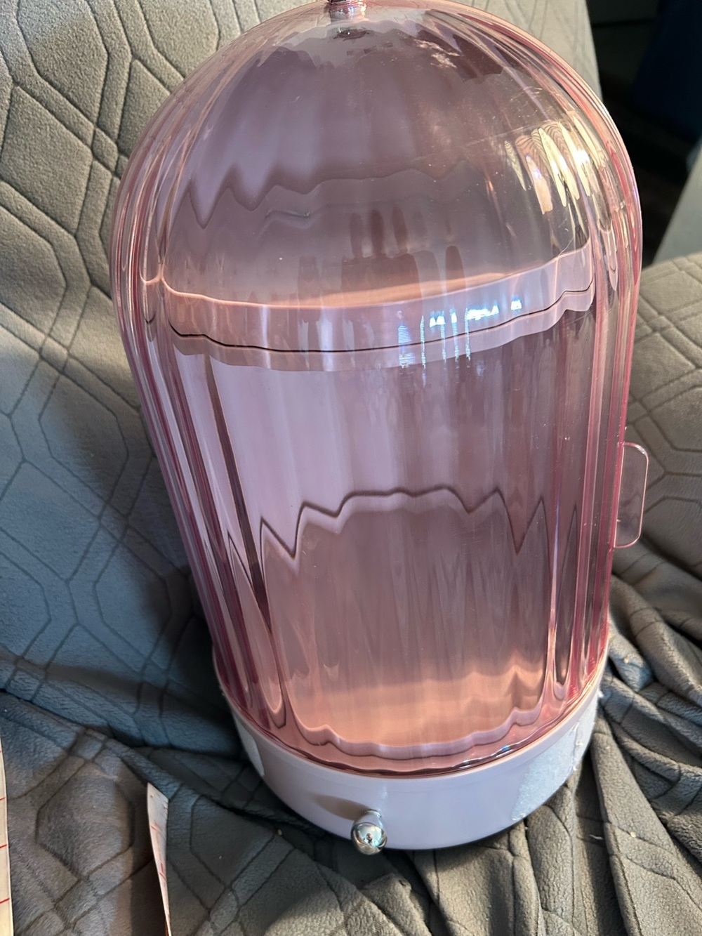 Private Label Pink Rotating Cosmetic Storage Caddy